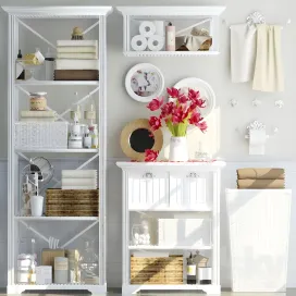Shelving in the bathroom